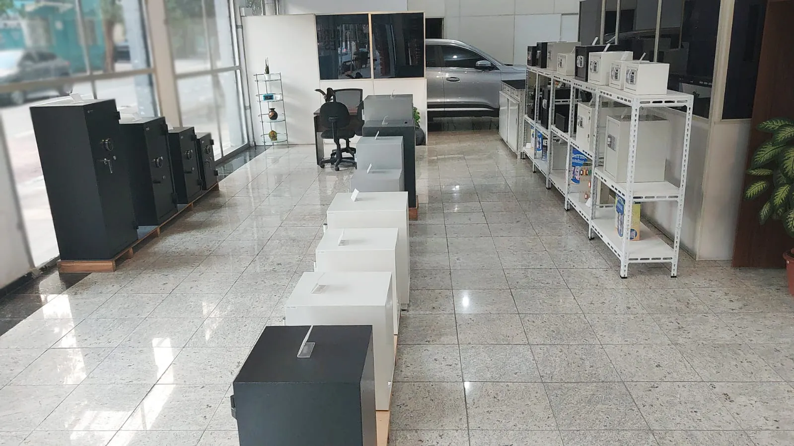 Showroom da Lumasa Cofres em São Paulo