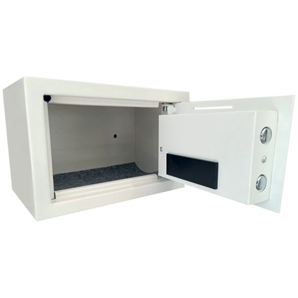 Cofre Boca de Lobo TCL 200 EB-BL, aberto, mostrando o interior